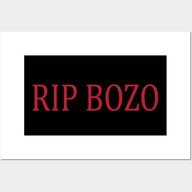 Rip Bozo Wall Art by SkelBunny